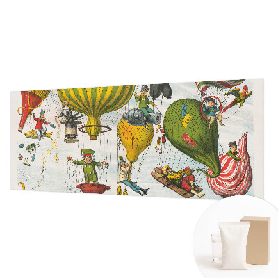 Fototapeta fizelinowa do sypialni Fototapeta fizelinowa do sypialni Balonowa podróż