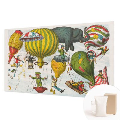 Fototapeta fizelinowa do sypialni Fototapeta fizelinowa do sypialni Balonowa podróż