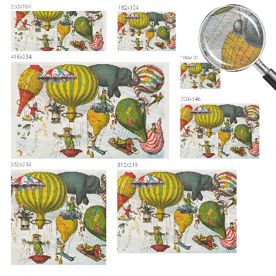 Fototapeta fizelinowa do sypialni Fototapeta fizelinowa do sypialni Balonowa podróż