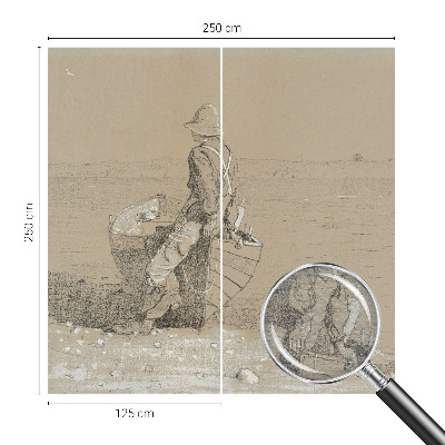 Tapeta fotograficzna z nostalgiczną sceną