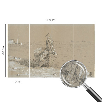 Tapeta fotograficzna z nostalgiczną sceną