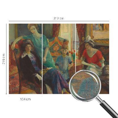 Nowoczesna fototapeta do salonu o klasycznej elegancji