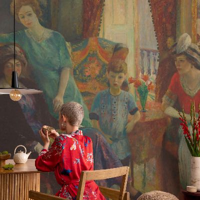 Nowoczesna fototapeta do salonu o klasycznej elegancji