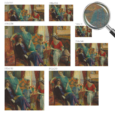 Nowoczesna fototapeta do salonu o klasycznej elegancji