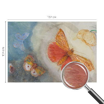 Fototapeta fizelinowa do sypialni Fototapeta fizelinowa do sypialni Barwne motyle