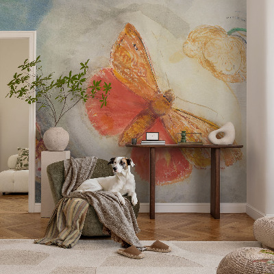 Fototapeta fizelinowa do sypialni Fototapeta fizelinowa do sypialni Barwne motyle