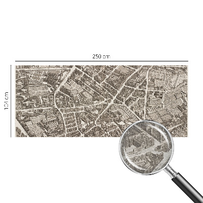 Fototapeta fizelinowa z nadrukiem Fototapeta fizelinowa z nadrukiem Miejski labirynt