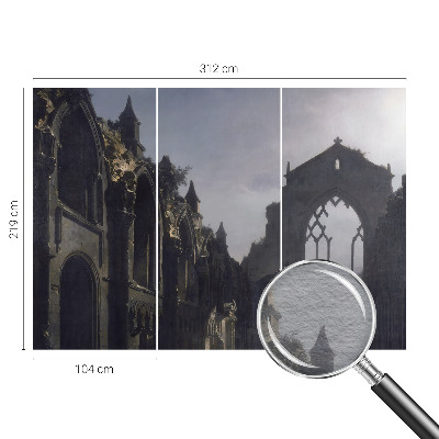Tapeta fotograficzna z motywem gotyckich ruin