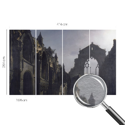 Tapeta fotograficzna z motywem gotyckich ruin