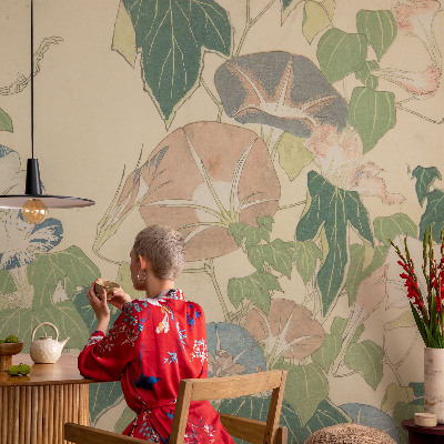 Fototapeta fizelinowa z nadrukiem Kwiatowa elegancja