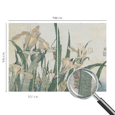 Fototapeta fizelinowa do sypialni Fototapeta fizelinowa do sypialni Delikatne irysy