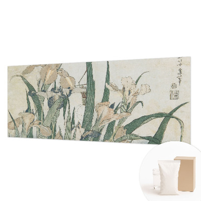 Fototapeta fizelinowa do sypialni Fototapeta fizelinowa do sypialni Delikatne irysy