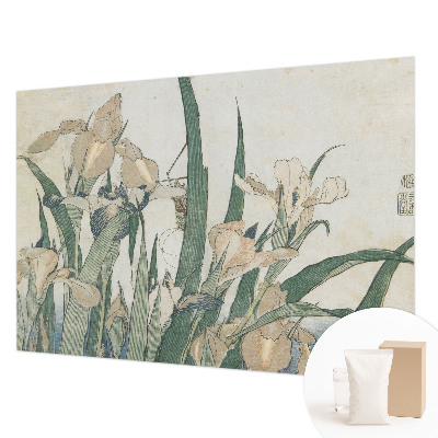 Fototapeta fizelinowa do sypialni Fototapeta fizelinowa do sypialni Delikatne irysy