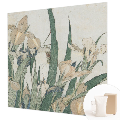 Fototapeta fizelinowa do sypialni Fototapeta fizelinowa do sypialni Delikatne irysy