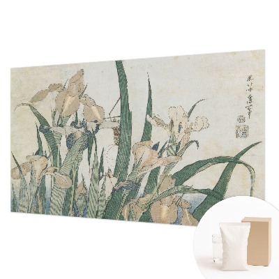 Fototapeta fizelinowa do sypialni Fototapeta fizelinowa do sypialni Delikatne irysy