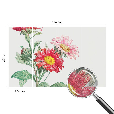 Tapeta fotograficzna Delikatne kwiaty