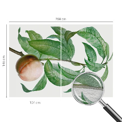 Tapeta fotograficzna fizelinowa Tapeta fotograficzna fizelinowa Dojrzała brzoskwinia