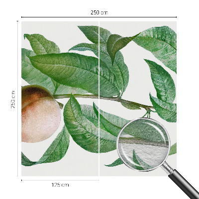 Tapeta fotograficzna fizelinowa Tapeta fotograficzna fizelinowa Dojrzała brzoskwinia