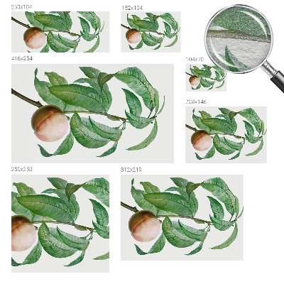 Tapeta fotograficzna fizelinowa Tapeta fotograficzna fizelinowa Dojrzała brzoskwinia