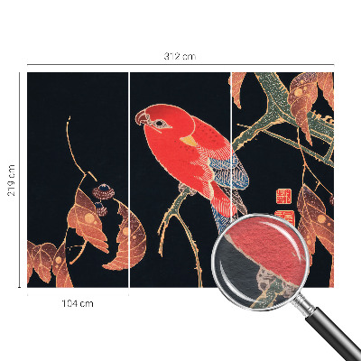 Tapeta fotograficzna fizelinowa Ptak egzotyczny