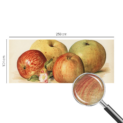 Dekoracyjna fototapeta na ścianę Dekoracyjna fototapeta na ścianę Jabłka kwiaty