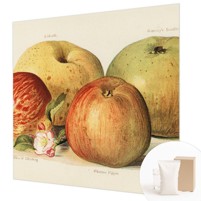 Dekoracyjna fototapeta na ścianę Dekoracyjna fototapeta na ścianę Jabłka kwiaty