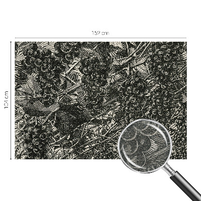 Nowoczesna fototapeta do salonu Nowoczesna fototapeta do salonu Winogronowy nadruk