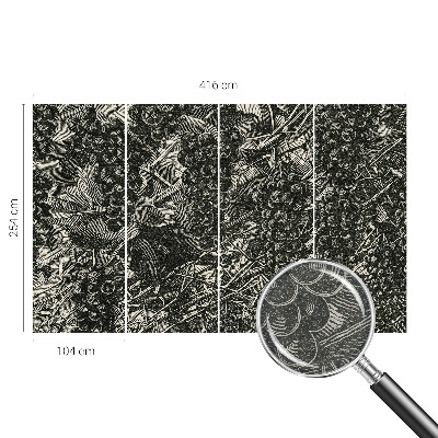 Nowoczesna fototapeta do salonu Nowoczesna fototapeta do salonu Winogronowy nadruk