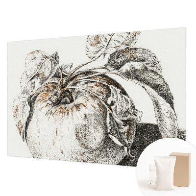 Tapeta fotograficzna Jabłko liście