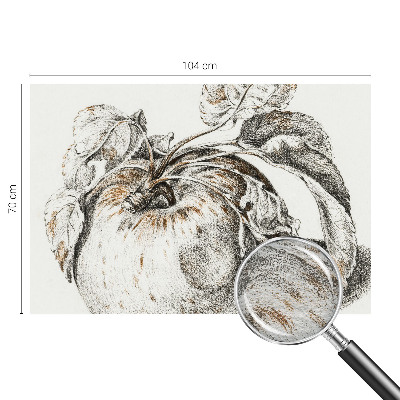 Tapeta fotograficzna Tapeta fotograficzna Jabłko liście