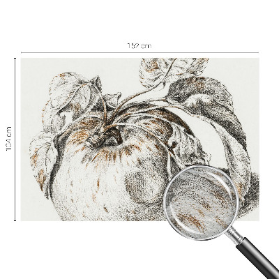 Tapeta fotograficzna Tapeta fotograficzna Jabłko liście