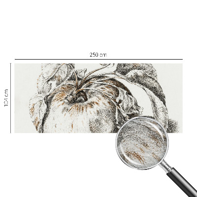 Tapeta fotograficzna Tapeta fotograficzna Jabłko liście