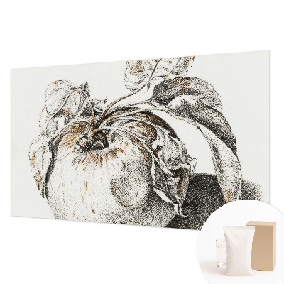 Tapeta fotograficzna Tapeta fotograficzna Jabłko liście