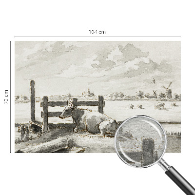 Nowoczesna fototapeta do salonu Nowoczesna fototapeta do salonu Wiejska sielanka