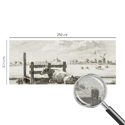 Nowoczesna fototapeta do salonu Nowoczesna fototapeta do salonu Wiejska sielanka