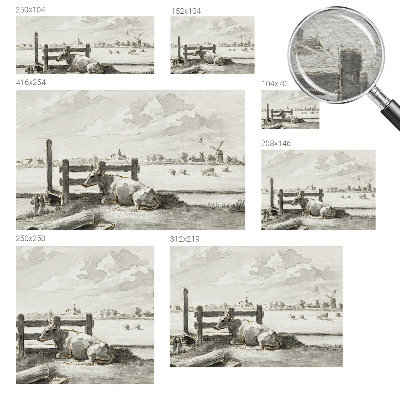 Nowoczesna fototapeta do salonu Nowoczesna fototapeta do salonu Wiejska sielanka