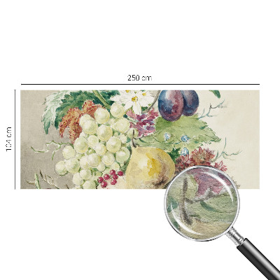 Tapeta fotograficzna fizelinowa Tapeta fotograficzna fizelinowa Kwiaty i owoce