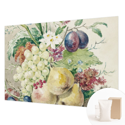 Tapeta fotograficzna fizelinowa Tapeta fotograficzna fizelinowa Kwiaty i owoce