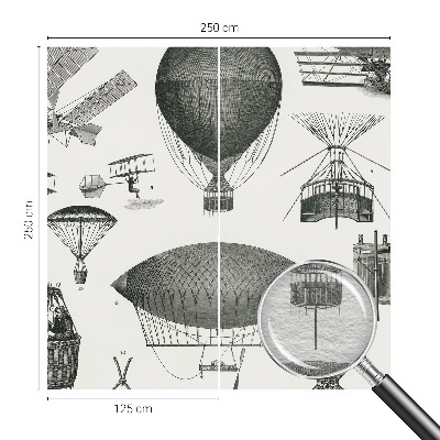 Fototapeta fizelinowa z nadrukiem Historia lotnictwa