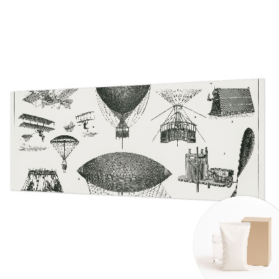 Fototapeta fizelinowa z nadrukiem Historia lotnictwa