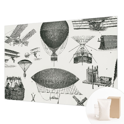 Fototapeta fizelinowa z nadrukiem Historia lotnictwa