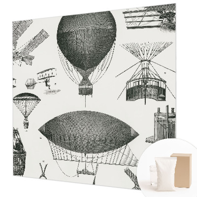 Fototapeta fizelinowa z nadrukiem Historia lotnictwa