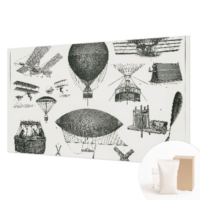 Fototapeta fizelinowa z nadrukiem Historia lotnictwa