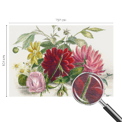 Fototapeta fizelinowa do sypialni Kwiatowy bukiet