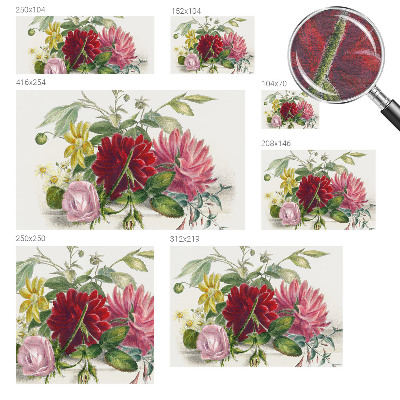 Fototapeta fizelinowa do sypialni Kwiatowy bukiet