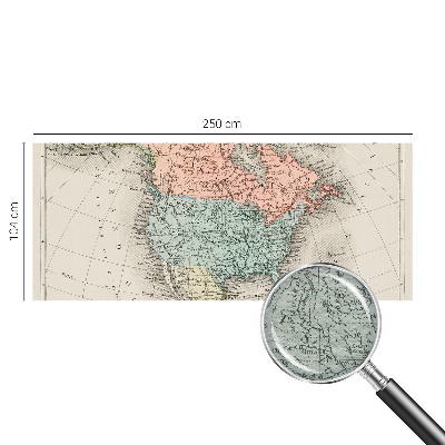 Fototapeta na ścianę Fototapeta na ścianę Historyczna mapa