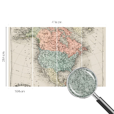 Fototapeta na ścianę Fototapeta na ścianę Historyczna mapa