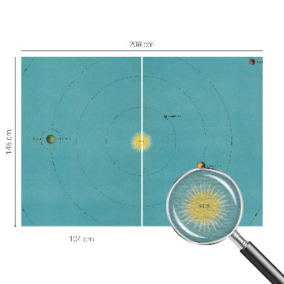 Tapeta fotograficzna Tapeta fotograficzna Kosmiczny układ