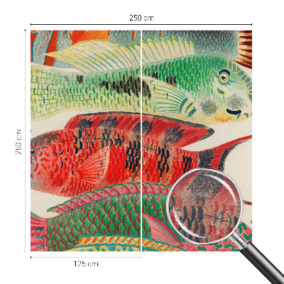 Fototapeta fizelinowa do sypialni Egzotyczne ryby