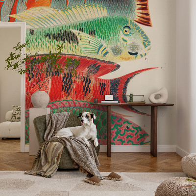 Fototapeta fizelinowa do sypialni Egzotyczne ryby